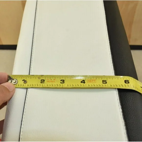 Christian Lacroix Women's Purse Black/White/Red Leather Tote Handbag -Flaws- - Picture 15 of 15